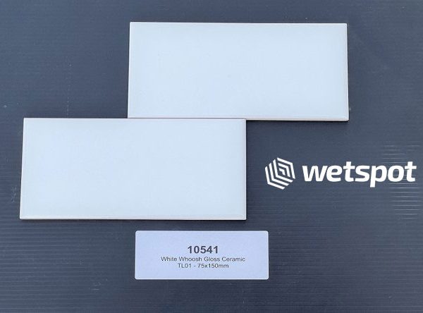White gloss ceramic 150x75 (10541)