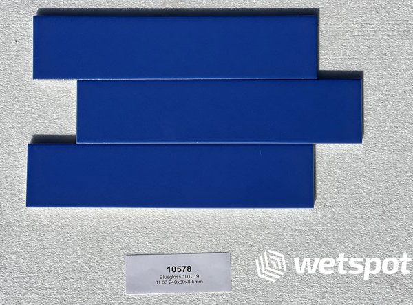 Blue gloss mosaic 240x60x8.5mm (10578)