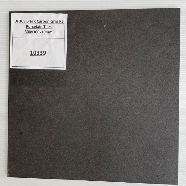 Black Porcelain Tile 300x300x10mm (10339)