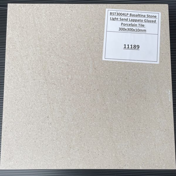 Stone Sand Glazed Porcelain Tile 300x300x10mm (11189)